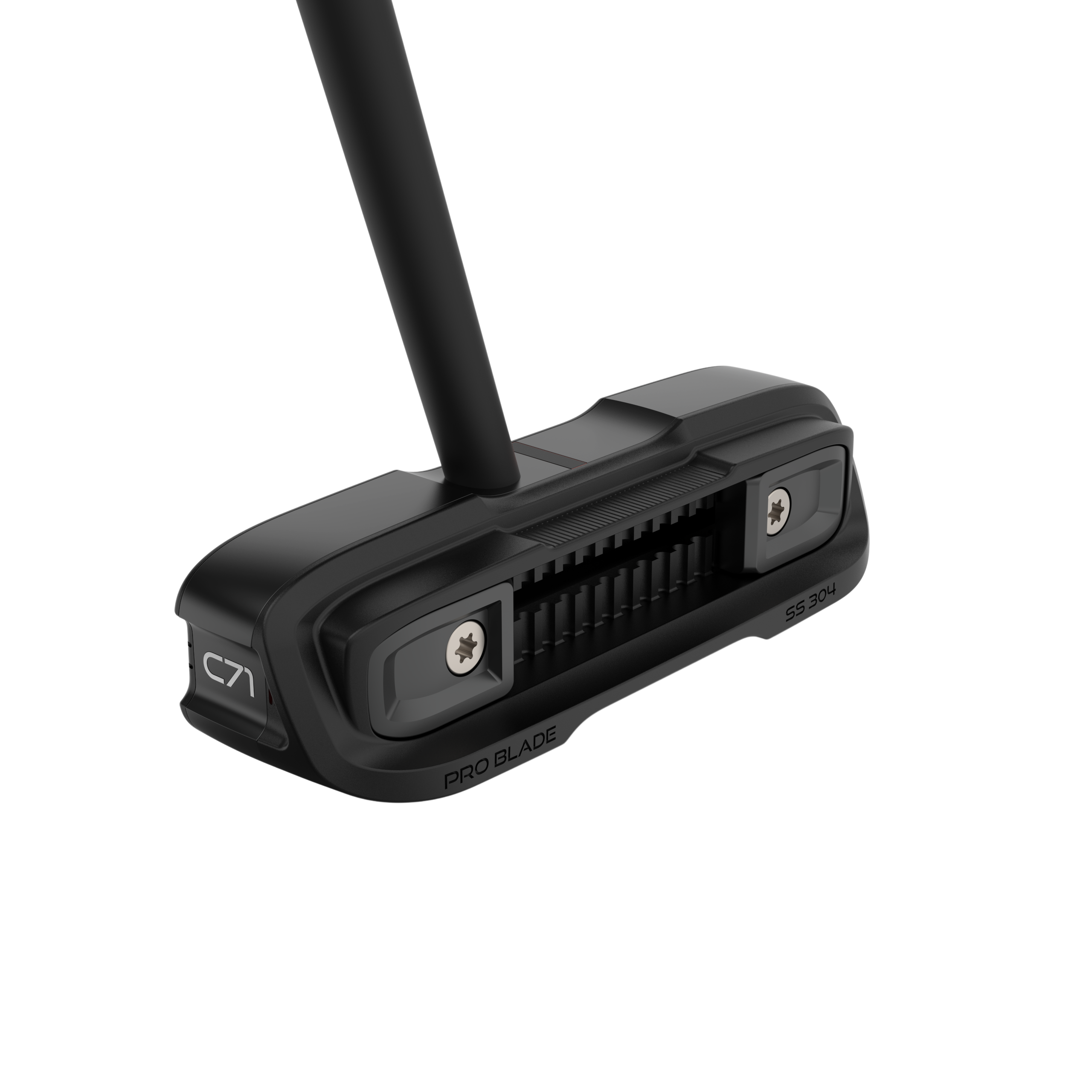 Runner Golf Pro Blade Adjustable putter weights view