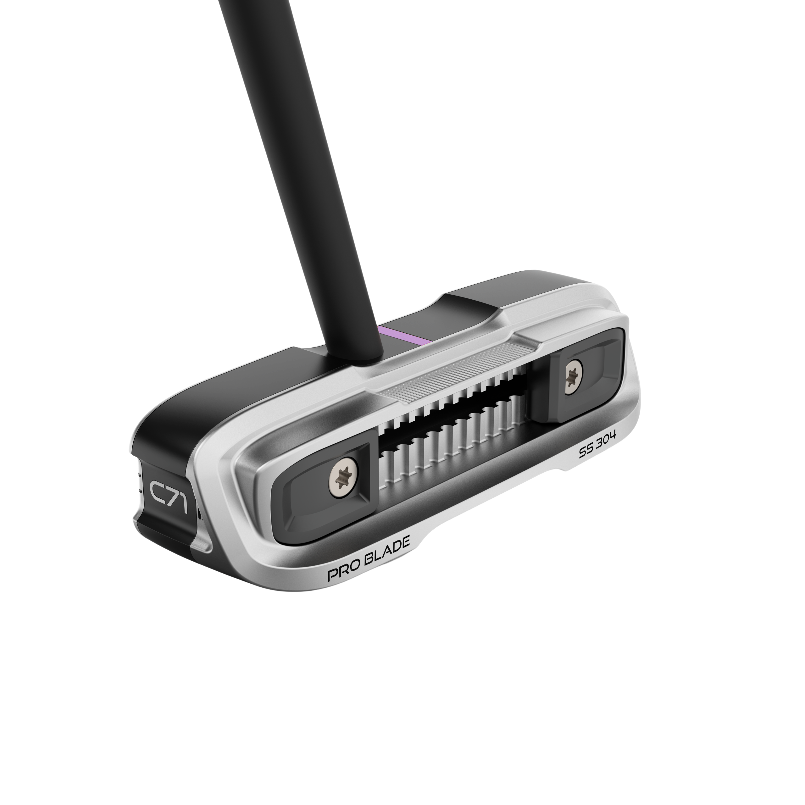 Runner Golf Pro Blade Adjustable putter weights view
