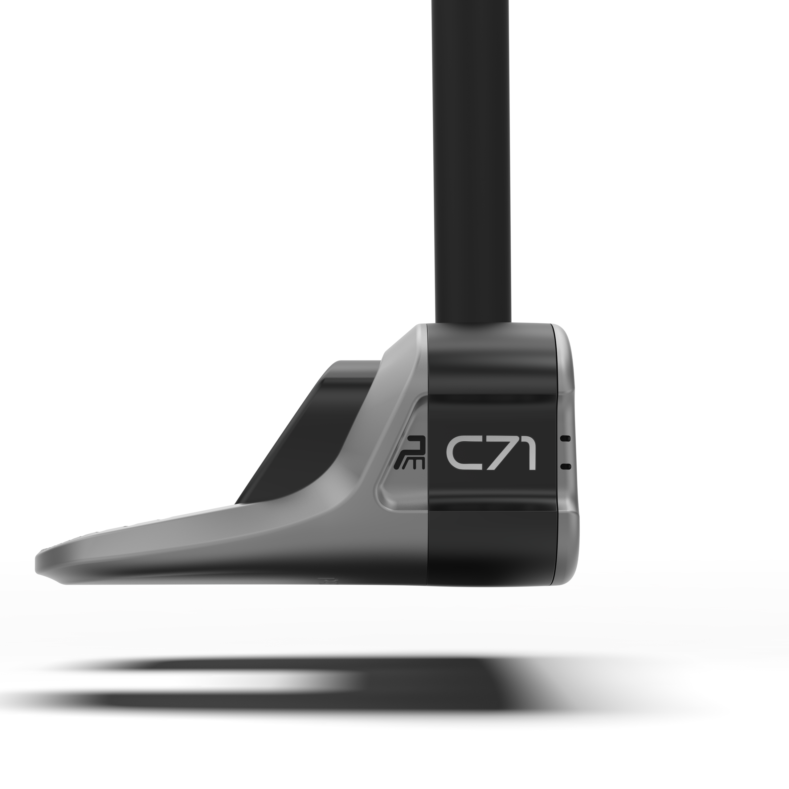 Runner Golf Pro Mallet Adjustable putter toe view